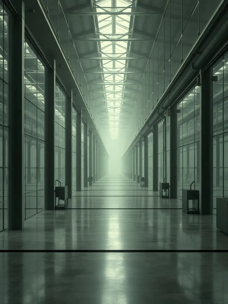 Abstract industrial visualization of data streams and digita